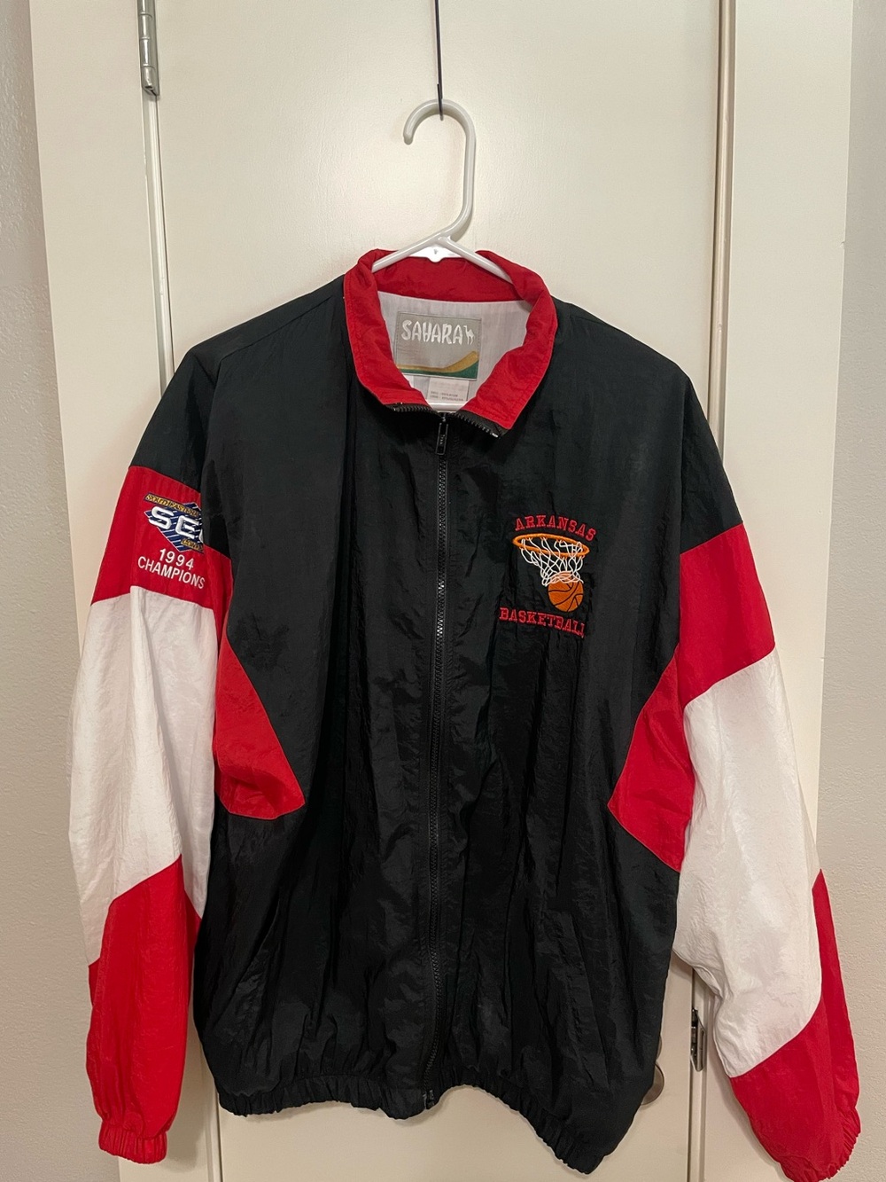 Vintage Arkansas Razorback 1994 Champions Jacket
